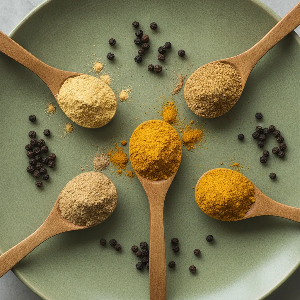 Warming turmeric and ginger scrub